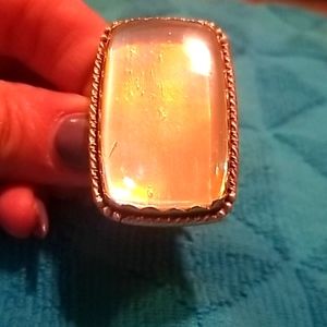 Rainbow glass ring